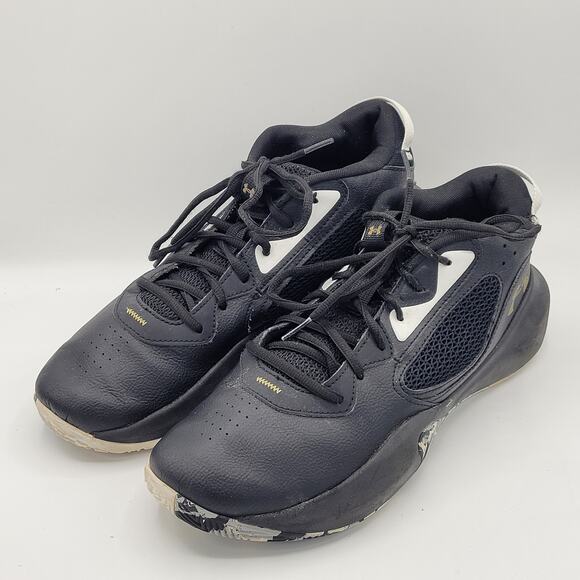 Under Armour Lockdown 6 black white Men's Size 11.5